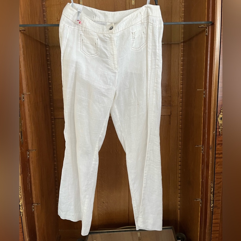 White Linen Pants
